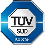 ISO/IEC 27001 certification badge